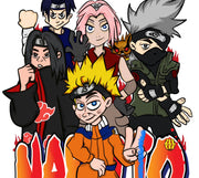 Ninja Naruto Nine-Tail Fox Print