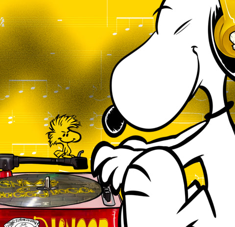 DJ Snoopy 22 x 22 Print