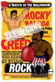 Balboa vs Creed (13 x 19) Print