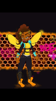Teen Titan Bumble Bee 12 x 18 Print 