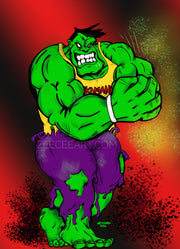 Hulk- A- Mania (11 x 15) Print