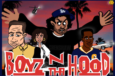 Boyz N Tha Hood (19 x 13) Print