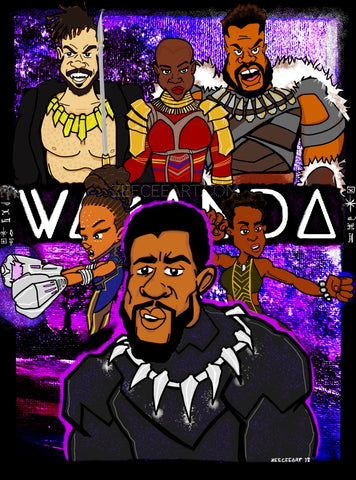 Wakanda Forever (12 x 16) Print